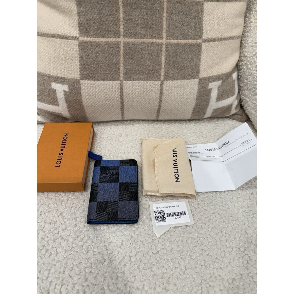 Louis Vuitton POCKET ORGANIZER Damier Graphite Canvas Virgil Abloh wTags, France